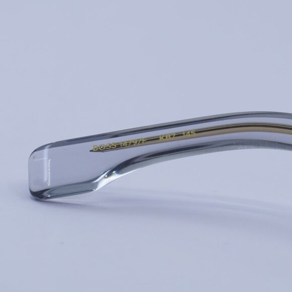 Hugo BOSS 1479/F 0KB7 00 Eyeglasses Transparent Grey 52mm Round Frame - Picture 7 of 11